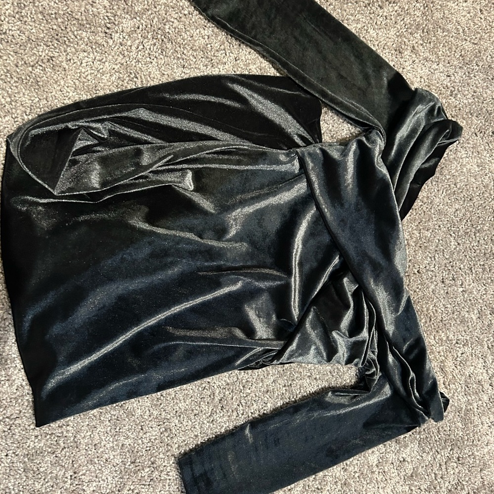 Zara emerald green dress